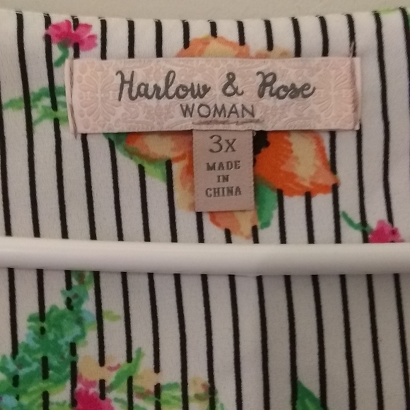 Harlow & Rose Woman Floral Bell Sleeve Blouse NWOT - Picture 6 of 8